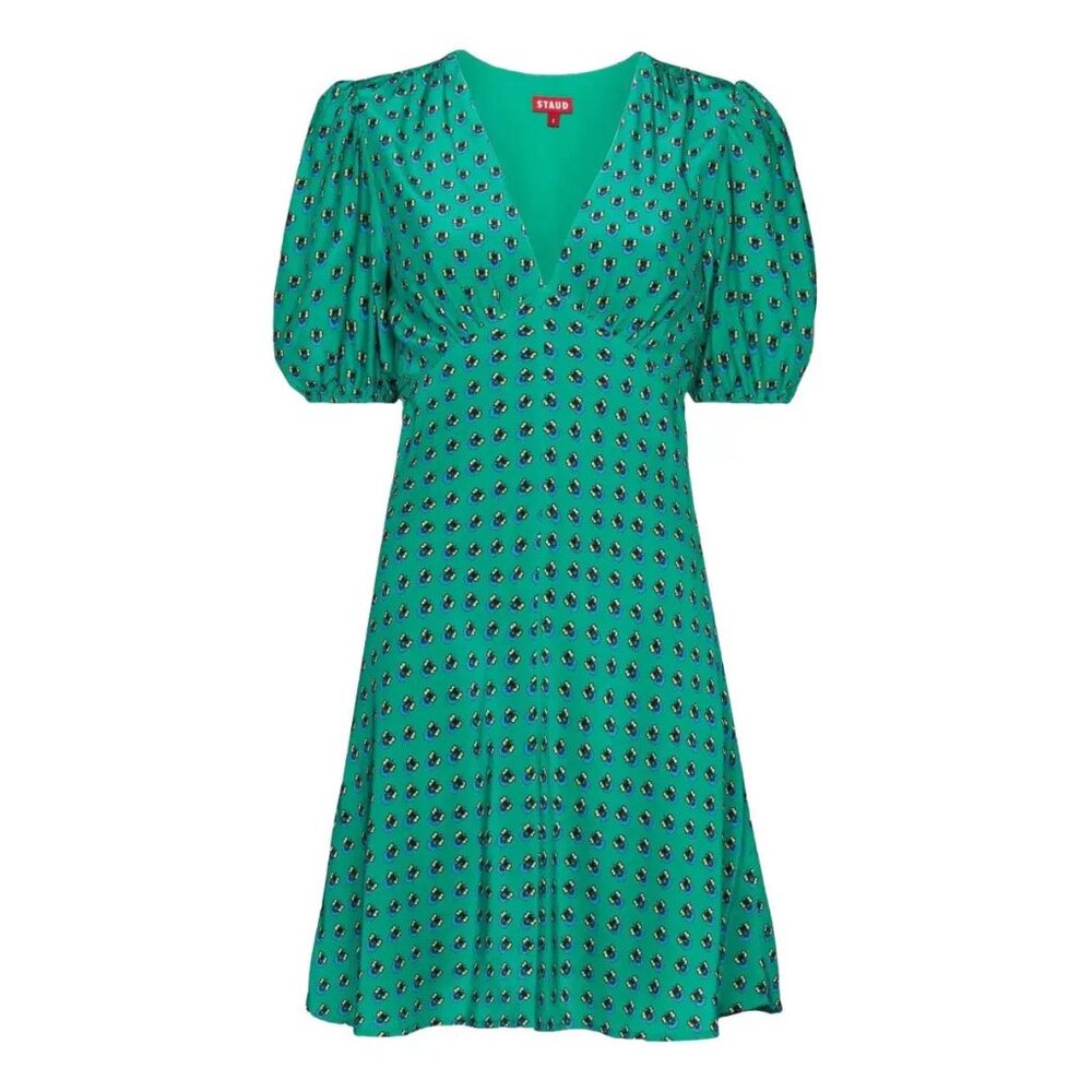 STAUD Milla Mini Dress in Vine Calico - Picture 3 of 10